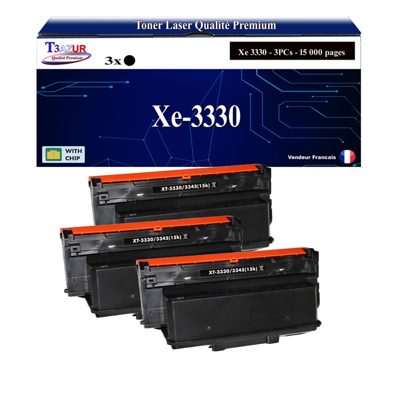 Toner compatible Xerox Phaser 3330VDNI/ WorkCentre 3335VDNI (106R03624/106R03622/106R03620)- 15 000 pages