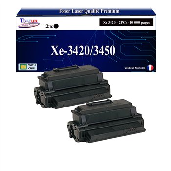 2x Toners compatibles Xerox 3420/ 3450- 10 000 pages