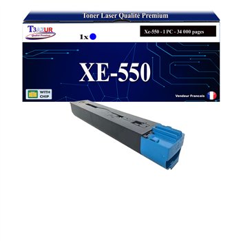 Toner compatible avec Xerox Color 550/560/570 (006R01528) Cyan - 34 000 pages