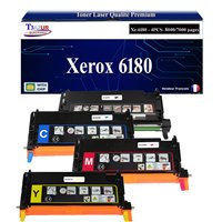 4x Toners compatibles Xerox Phaser 6180