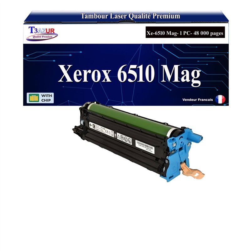 Kit Tambour compatible avec Xerox Phaser 6510/WorkCentre 6515 (108R01418) - Magenta -48 000 pages