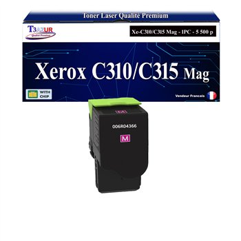 Toner compatible avec Xerox C310/C315 (006R04366/006R04358) Magenta - 5 500 pages