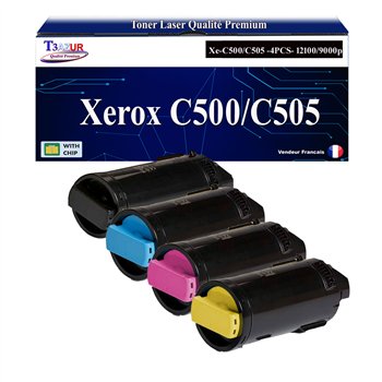 4x Toners compatibles avec Xerox VersaLink C500/C505