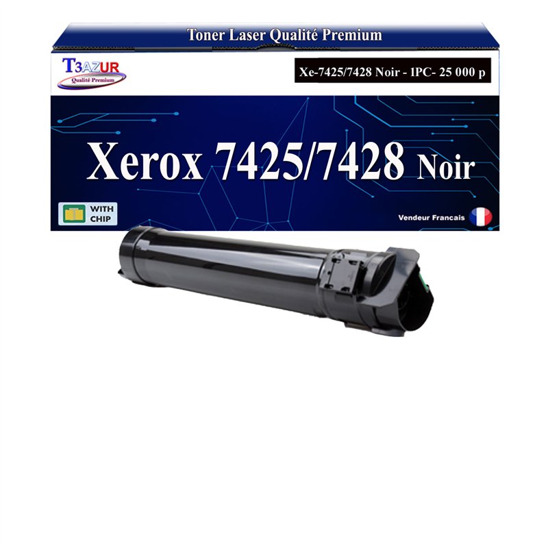 Toner compatible Xerox WorkCentre 7425/7428/7435 (006R01395) - Noire -25 000 pages