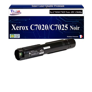 Toner compatible Xerox VersaLink C7020/C7025/C7030 (106R03737/106R03741)- Noire -23 600 pages
