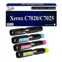 4x Toners compatibles Xerox VersaLink C7020/ C7025/ C7030