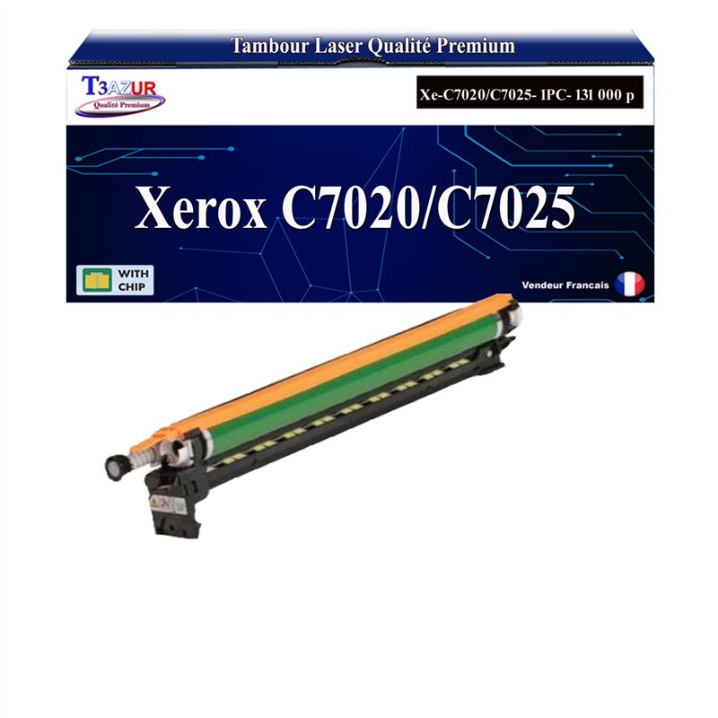Kit Tambour compatible avec Xerox VersaLink C7020/C7025/C7030 (113R00780)- Noire -131 000 pages
