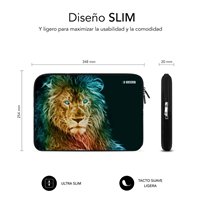 Housse pour ordinateur portable Subblim Trendy en néoprène pour ordinateurs portables de 13,3" à 14" - Couleurs variées