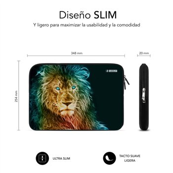 Housse pour ordinateur portable Subblim Trendy en néoprène pour ordinateurs portables de 13,3" à 14" - Couleurs variées