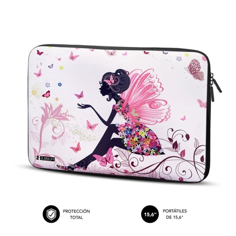 Housse pour ordinateur portable Subblim Trendy en néoprène pour ordinateurs portables 15,6" - Couleurs variées