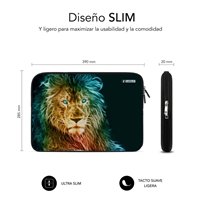 Housse pour ordinateur portable Subblim Trendy en néoprène pour ordinateurs portables 15,6" - Couleurs variées