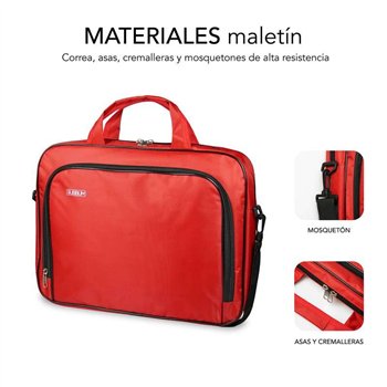 Étui pour ordinateur portable Subblim Oxford - 410 mm - Rouge