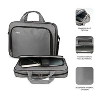 Housse pour ordinateur portable Subblim Oxford pour ordinateurs portables de 11" à 12,5"- Gris