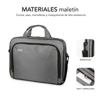 Housse pour ordinateur portable Subblim Oxford pour ordinateurs portables de 11" à 12,5"- Gris