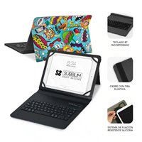 Étui universel Bluetooth Subblim Keytab Pro 9-10,1" - Sans fil - Bluetooth - Couleurs variées