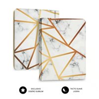 Étui universel Bluetooth Subblim Keytab Pro 9-10,1" - Sans fil - Bluetooth - Couleur marbre blanc