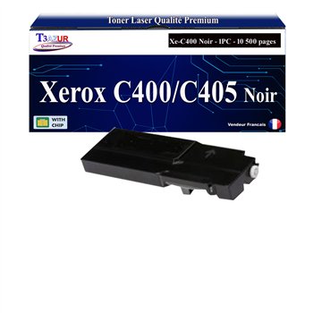 Toner compatible Xerox VersaLink C400/C405 (106R03528/106R03516/106R03500)- Noire -10 500 pages