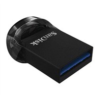 Clé USB Sandisk Ultra Fit 128 Go - 3.1 Gen 1 - Vitesse de lecture de 130 Mo/s - Noire (Clé USB)