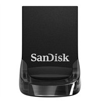 Clé USB Sandisk Ultra Fit 128 Go - 3.1 Gen 1 - Vitesse de lecture de 130 Mo/s - Noire (Clé USB)