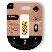 Clé USB 2.0 TechOneTech Clip Tech Emoji I'm Parting 32 Go