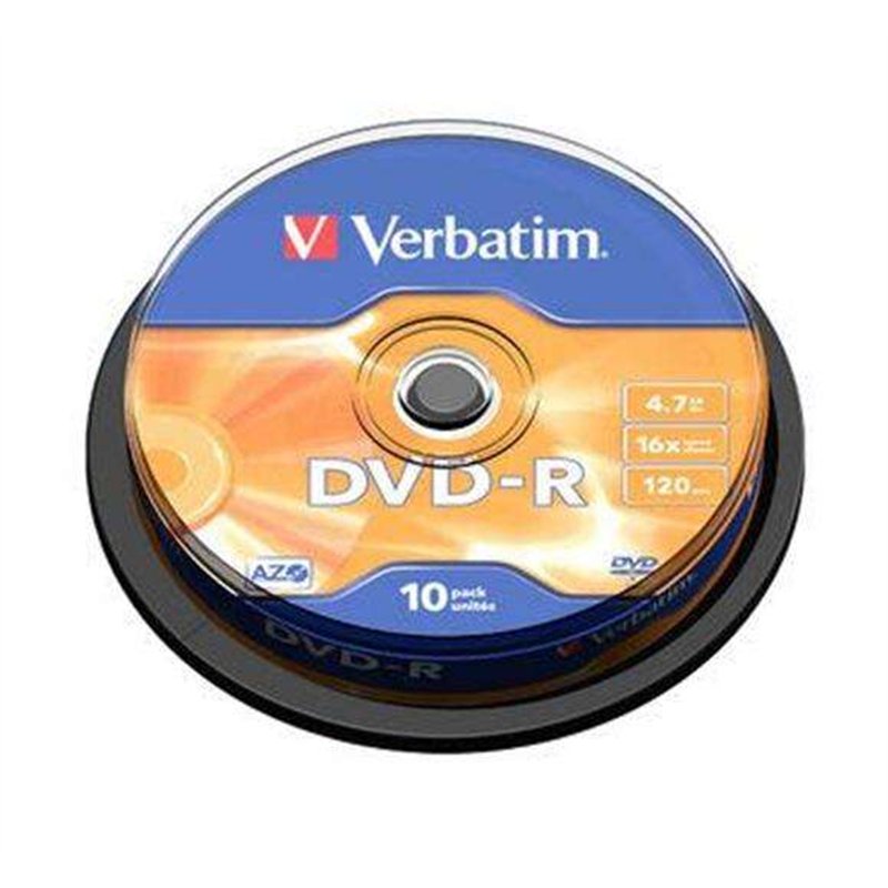 CD-R Verbatim 52x 700 Mo (Boîte de 10 unités)