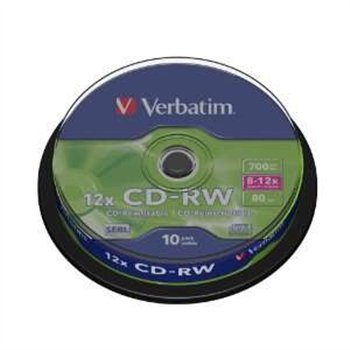 CD-R Verbatim 52x 700 Mo (Boîte de 10 unités)