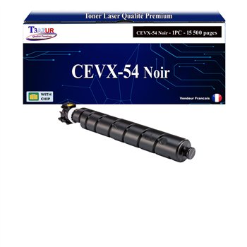 Toner compatible avec Canon C-EXV54 (1394C002) Noir - 15 500 pages