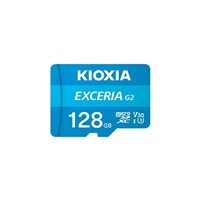 Carte microSDXC Kioxia Exceria G2 128 Go UHS-III A1 V30 Classe 10 avec adaptateur