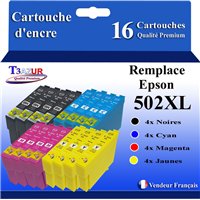 Lot de 16 Cartouche compatible Epson T02V6 (502 XL)