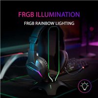 Casque gaming Mars MH122 ultraléger avec éclairage arc-en-ciel FRGB