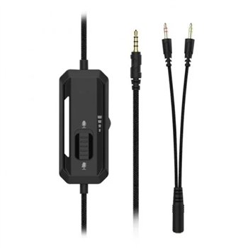 Casque Unykach Gaming Nova Gpro Blanc 2.1 avec microphone ajustable