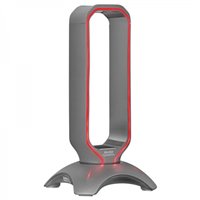 Support pour casque Mars Gaming MHHX 2-en-1 - Éclairage RGB dynamique - 2 ports USB 2.0 - Base antidérapante - Noir