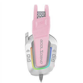 Casque de jeu Coolsound G10 - Compatible avec Xbox, PS5, PS4, Switch et PC - Rose