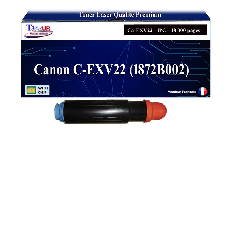 Toner compatible Canon C-EXV22 (1872B002) - Noire - 48 000 pages