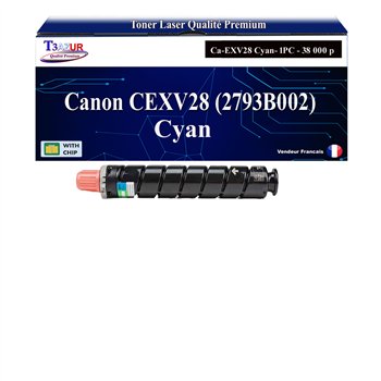 Toner compatible Canon CEXV28 (2793B002) - Cyan- 38 000 pages