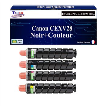 4x Toners compatibles Canon CEXV28 (2789B002)