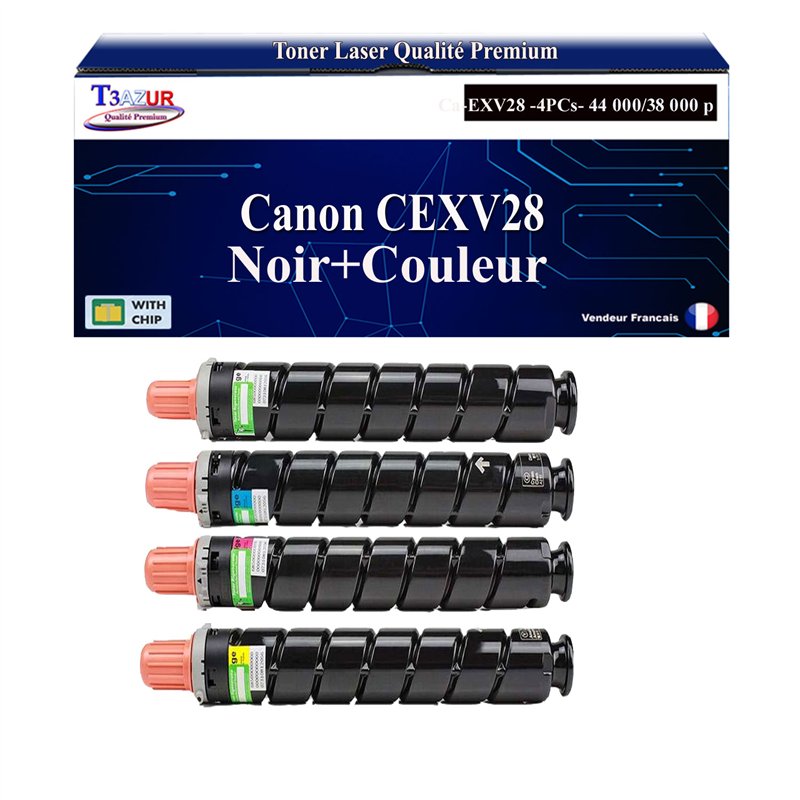 4x Toners compatibles Canon CEXV28 (2789B002)
