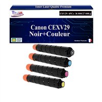 4x Toners compatibles avec Canon C-EXV29