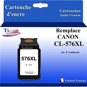 Cartouche Compatible avec Canon CL-576 XL Couleur (Haute Capacité)