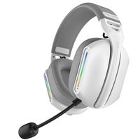 Casque de jeu Bluetooth Coolsound G11 - Éclairage RGB - Blanc