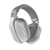 Casque de jeu Bluetooth Coolsound G11 - Éclairage RGB - Blanc
