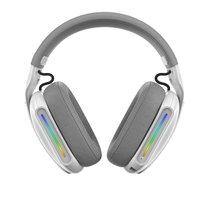 Casque de jeu Bluetooth Coolsound G11 - Éclairage RGB - Blanc
