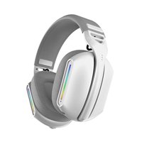 Casque de jeu Bluetooth Coolsound G11 - Éclairage RGB - Blanc
