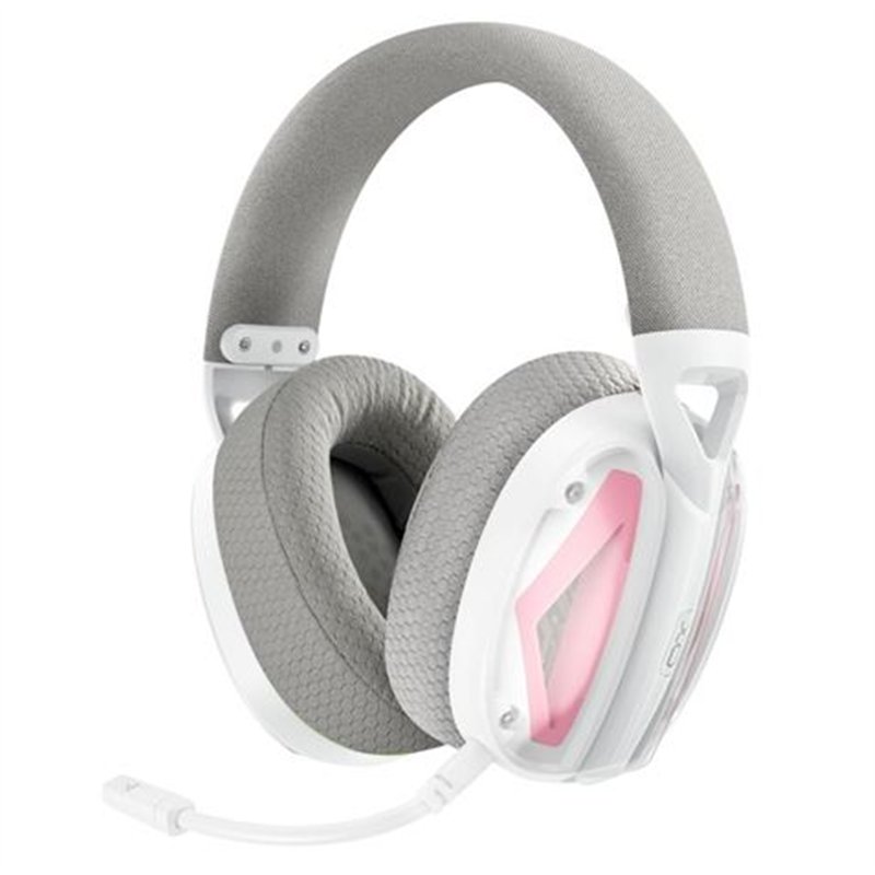 Casque de jeu XO BE46 - Sans fil - Microphone ajustable - Multiplateforme - Blanc