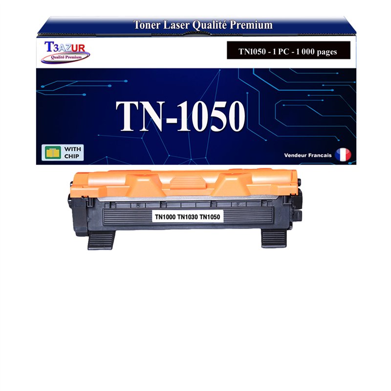 Toner compatible avec Brother TN1050 - 1 000 pages