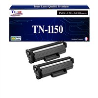 2x Toners compatibles avec Brother TN1150 - 1 000 pages