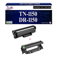 Kit tambour+Toner compatible avec Brother DR1150/ TN1150