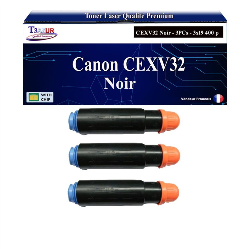 3x Toners compatibles avec Canon C-EXV32 (2786B002)- 19 400 pages