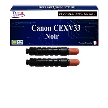 2x Toners compatibles avec Canon C-EXV33 (2785B002)- 14 600 pages