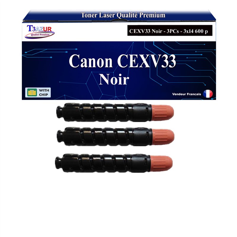 3x Toners compatibles avec Canon C-EXV33 (2785B002)- 14 600 pages